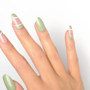 Matcha Press-on nail kit mit Kleber