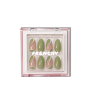 Matcha Press-on nail kit mit Kleber